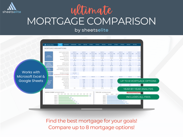 Mortgage Comparison using Microsoft Excel